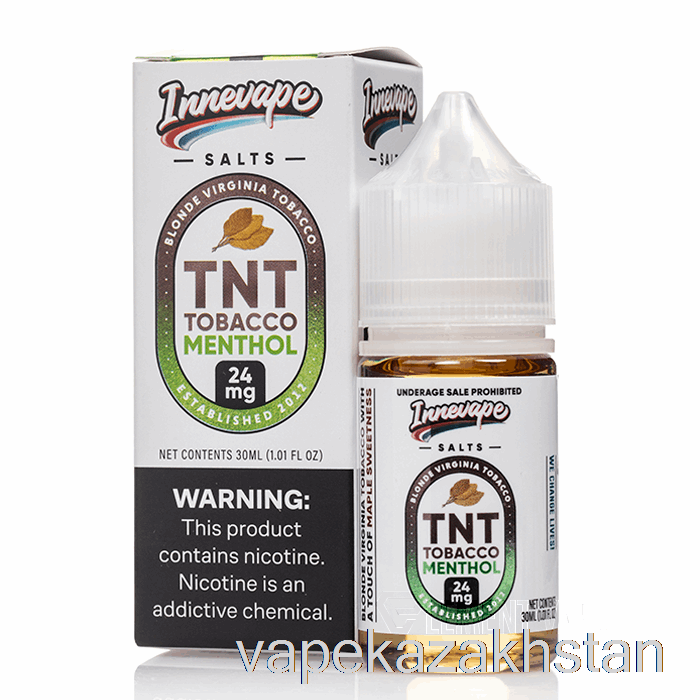 Vape Smoke TNT Tobacco Menthol SALTS - Innevape E-Liquids - 30mL 24mg